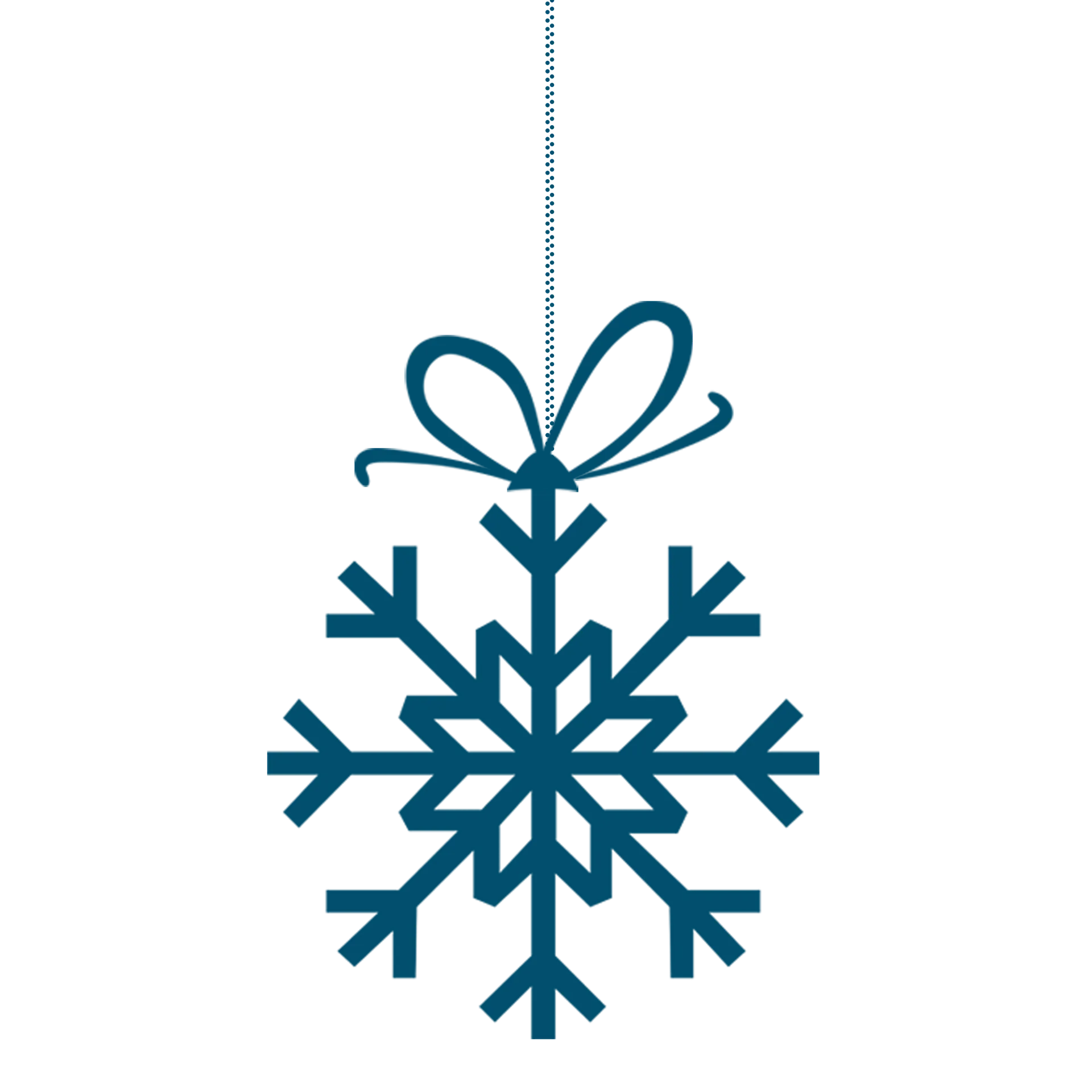 Bow Snowflake Nature royalty-free stock illustration. Free for use & download